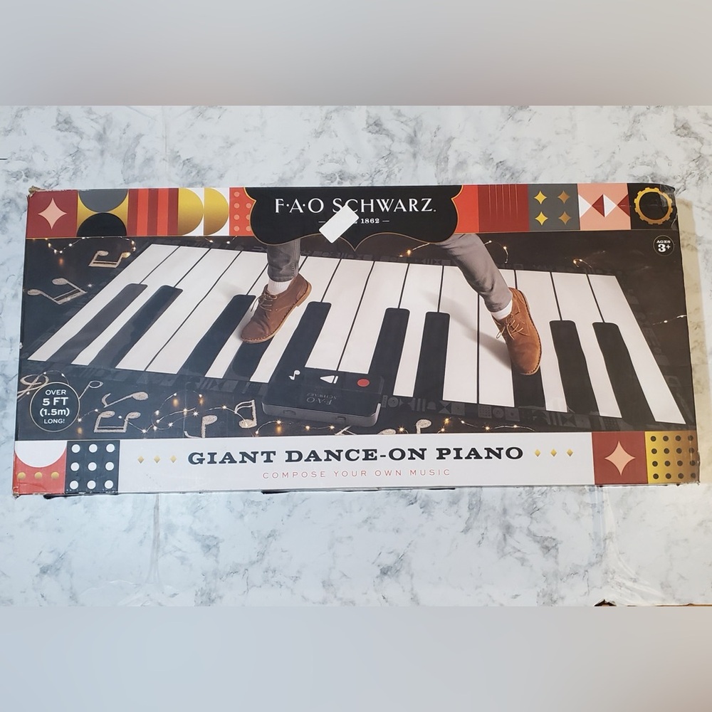 FAO Schwartz Giant Dance On Piano Mat 5ft Long